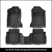 适用于20-24款斯巴鲁outback/legacy傲虎力狮汽车脚垫TPE脚垫跨境