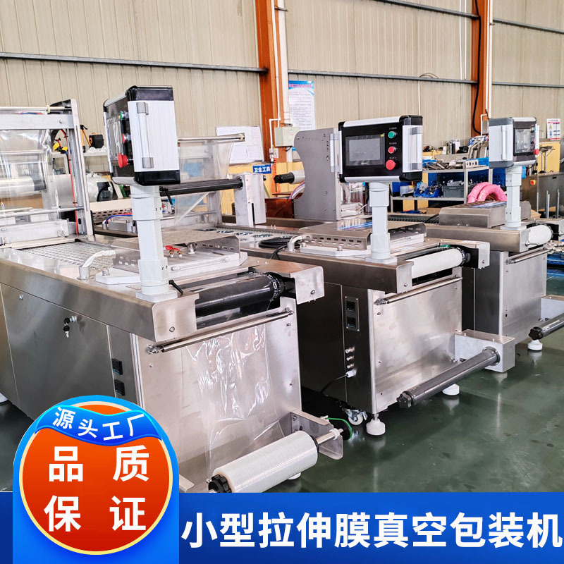 火腿鸡蛋黄真空包装机 地瓜干小型拉伸膜真空包装机带自动喷码