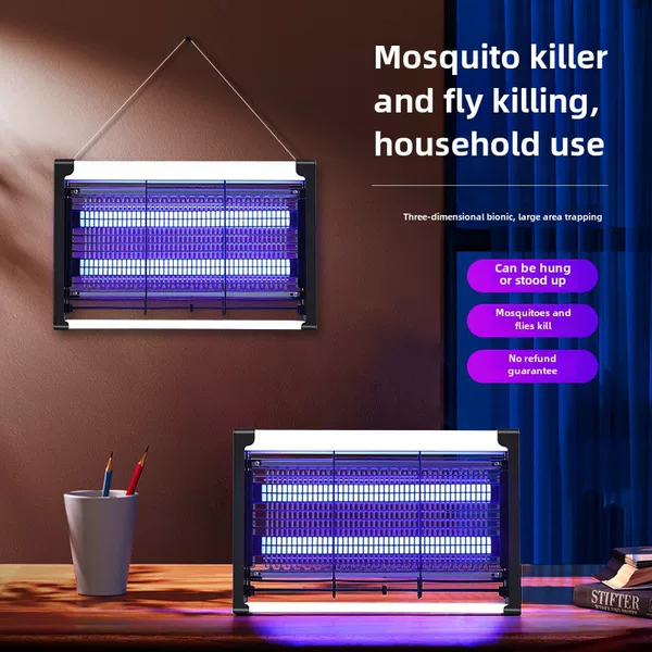 Mosquito Killer Electric Shock-type Fly Killer Mosquito Repellent Artifact Household Outdoor Fly Catcher for Restaurants, Restaurants and Shops