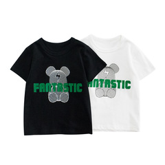 27kids Summer Children's Clothing New 2023 Boys' Short-Sleeve T-Shirt Half-Sleeve Baby Clothes One Piece Wholesale