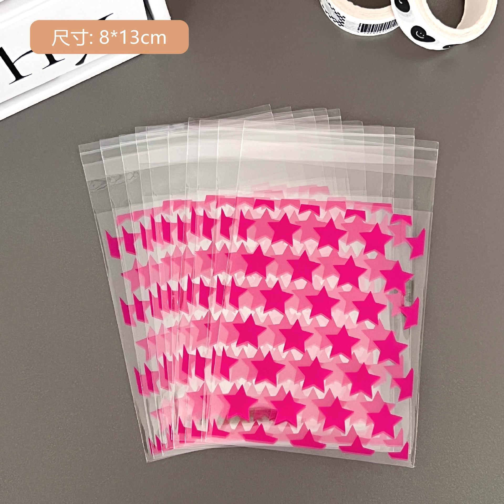 Cute Graffiti Puppy Autoadhesivo Cubierta de tarjeta Bolsa de embalaje de regalo Bolsa de embalaje de dulces Bolsa ziplock de dibujos animados OPP al por mayor