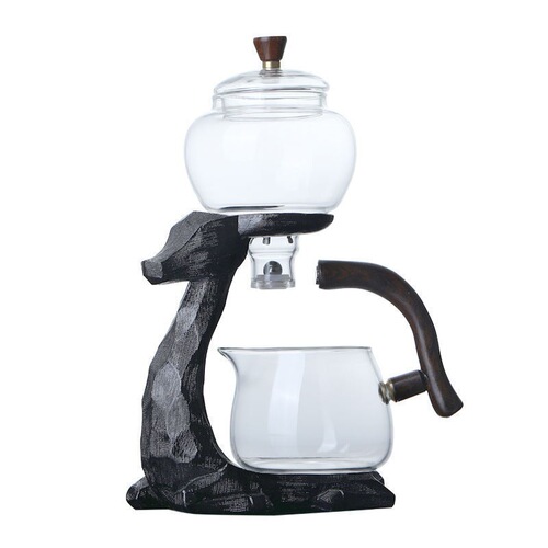 High borosilicate household magnetic lazy tea maker glass kung fu tea set light luxury automatic tea set water cup