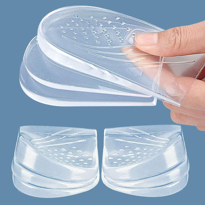 Bo Gi O увеличение половинной прокладки GEL самоклеящийся невидимый внутреннее увеличение регулируемый XO-образный коврик для ног мягкий амортизирующий пятка