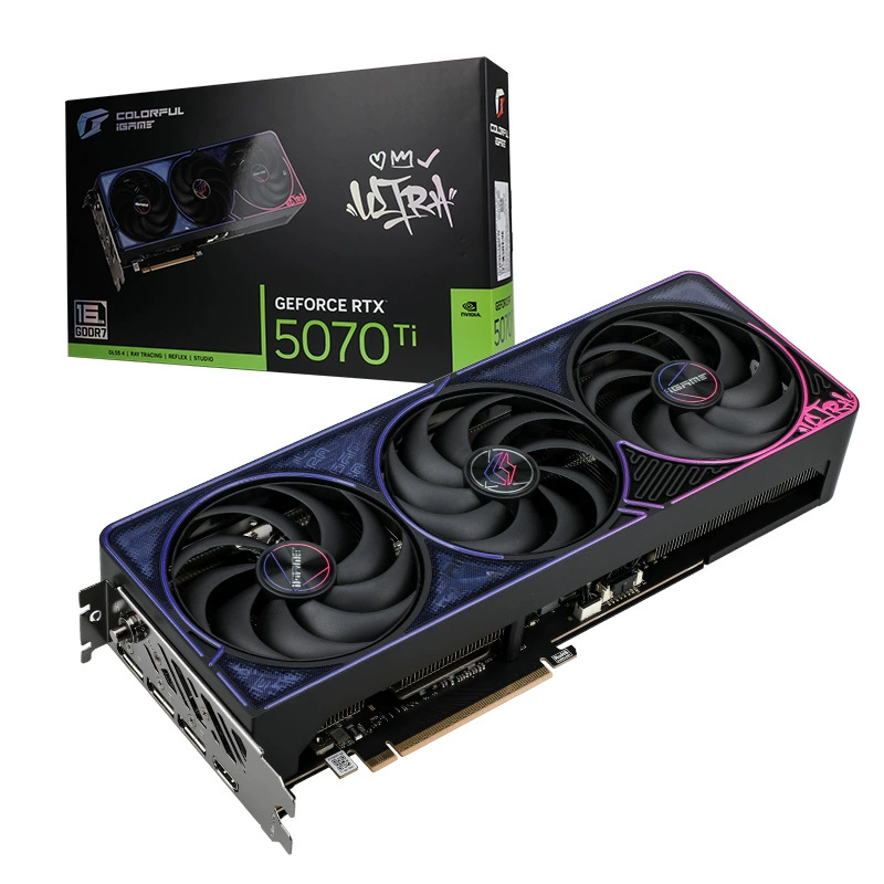 Новый графический процессор iGame GeForce RTX 5070 Ti Ultra OC SFF для киберспорта - видеокарта