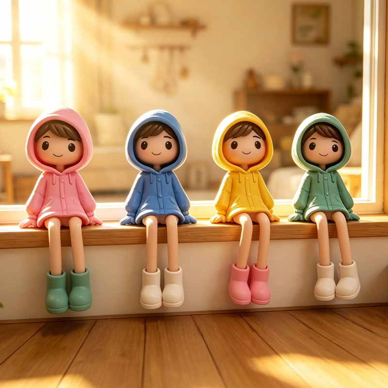 Rainy Day Doll Blind Box Internet Celebrity Girl's Heart Toy Figure Raincoat Girl Cute Ornament Girl's Birthday Gift
