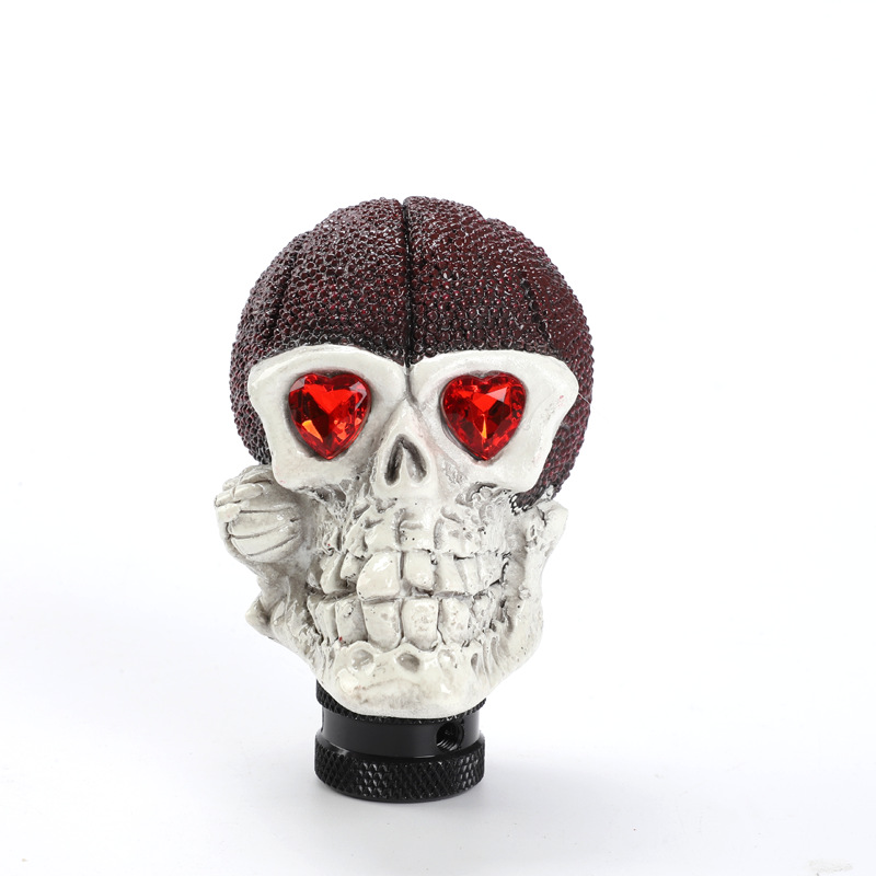 accesorios de modificación de automóviles cabeza de marchas personalidad cabeza de manija fantasma varilla de cambio de marchas bola de mano al por mayor image 41
