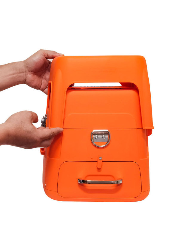 Zhuoshi Toolbox Fiber Optic Fusion Splicer with Stool, Multifunctional with Drawer, Cutting Table with Lock and Key