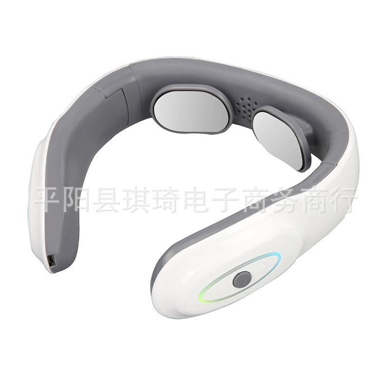 Electromagnetic Neck Massager, Universal, ABS, Neck Protection, Rechargeable & Multi‑head Options