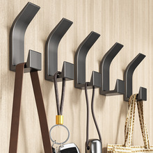 免打孔高低挂钩粘胶门后粘贴挂衣服架墙上承重卫生间收纳粘钩壁挂