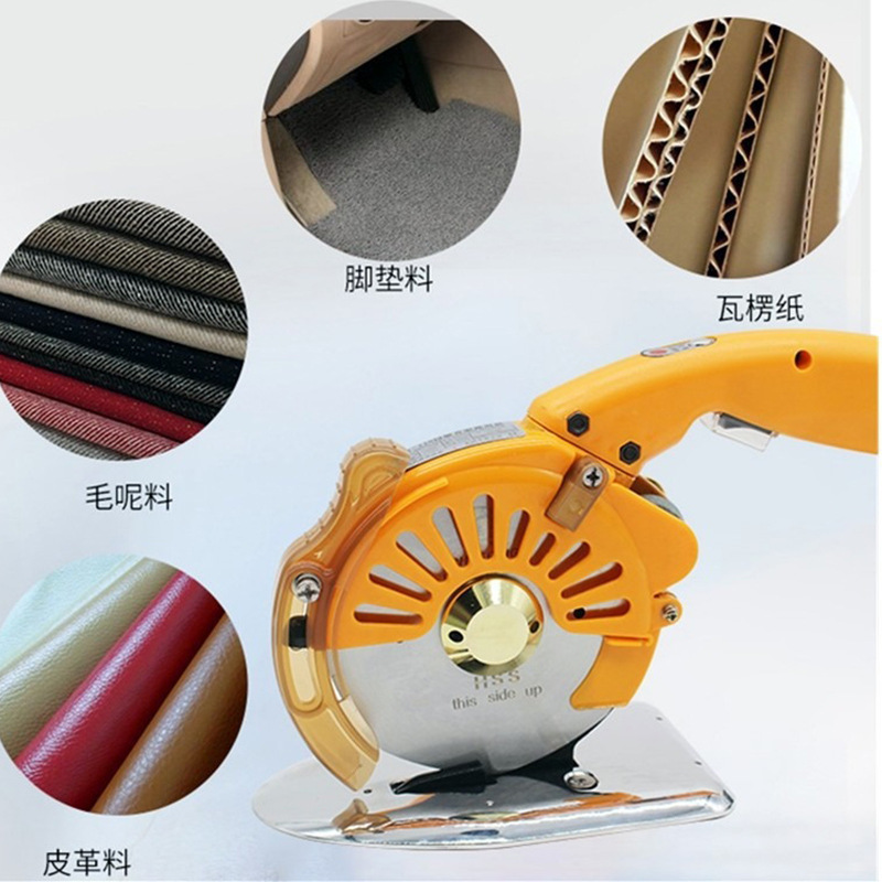 Servo 100 cuchillo redondo cortador de tela máquina de corte mecánico eléctrico máquina de corte de tela ajustable velocidad correa de iluminación sin escobillas máquina de corte de accionamiento directo