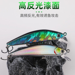 Full Submerged Laser Reflected Light Canna Baits 5g 7.5g Enhanced Hooks Lure Baits for Bluefish