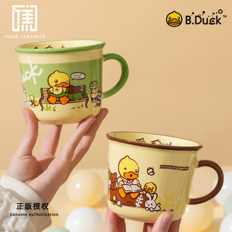 Керамическая чашка co-branded B.duck интернет-знаменитость мультяшный цыплёнок милый кружка высококлассная сувенирная питьевая чашка