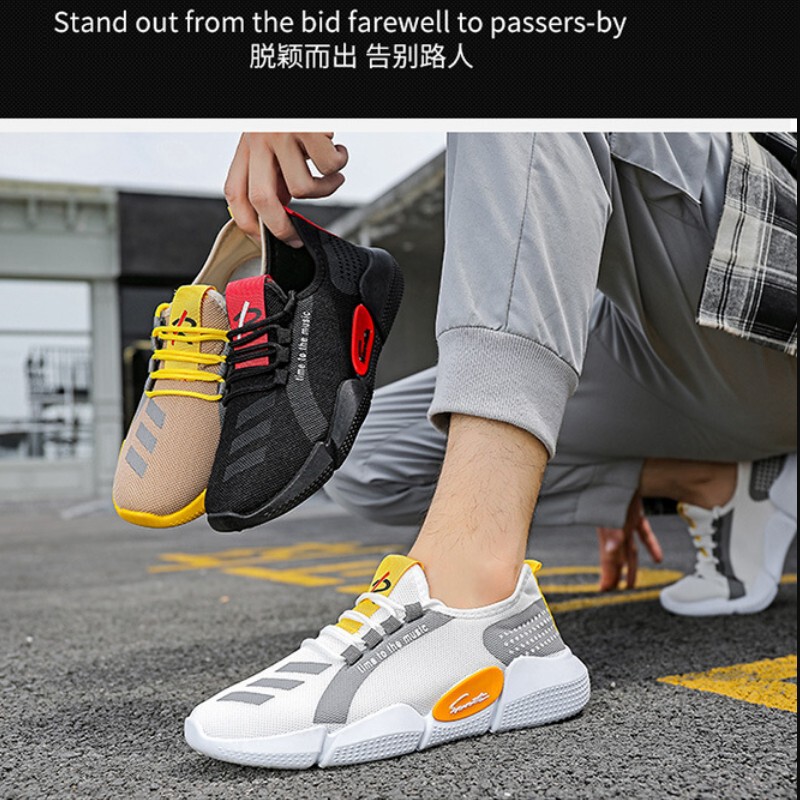 2023 Outdoor Student Men's Shoes Casual Shoes Running Popular Shoes Men's Spring and Summer Yeezy Sports Shoes Breathable Wholesale