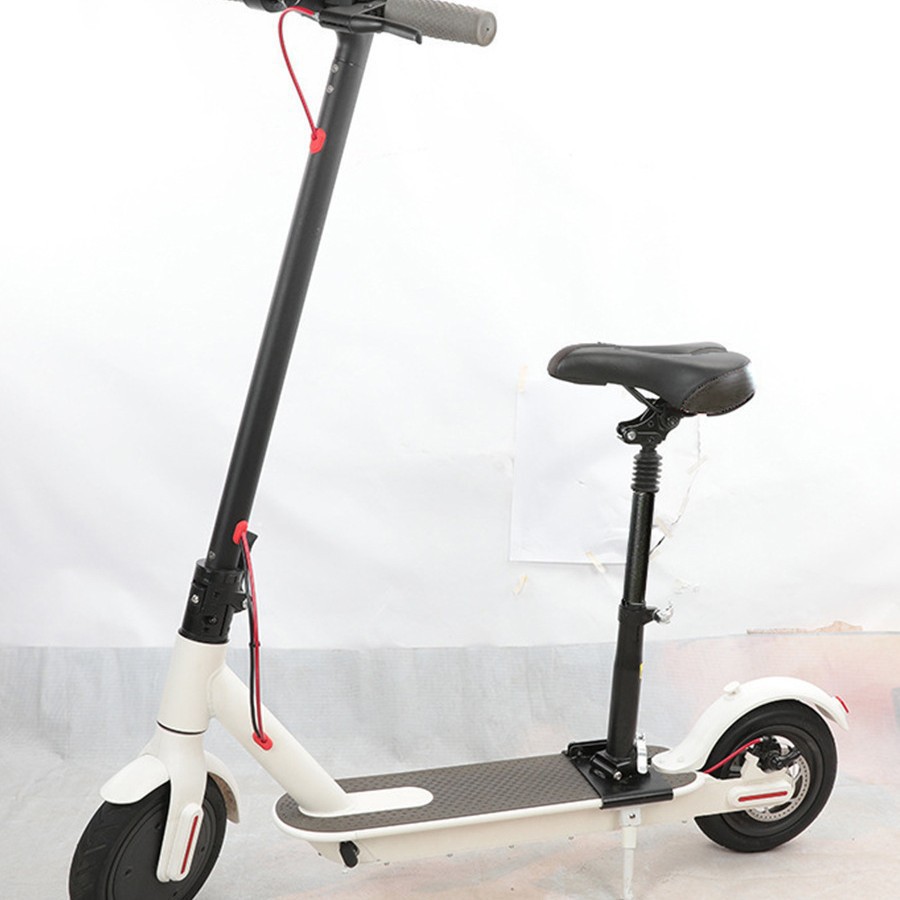 Transfronterizo doble amortiguador asiento de silla accesorios de tipo general plegable rápido sin perforación asiento de scooter eléctrico Xiaomi