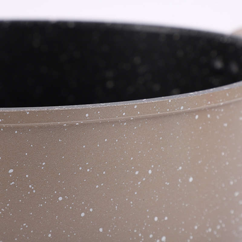 Huevo frito maifan Piedra sartén antiadherente Cocina de Inducción olla de sopa hogar al por mayor olla de sopa de fondo plano traje de regalo de la empresa