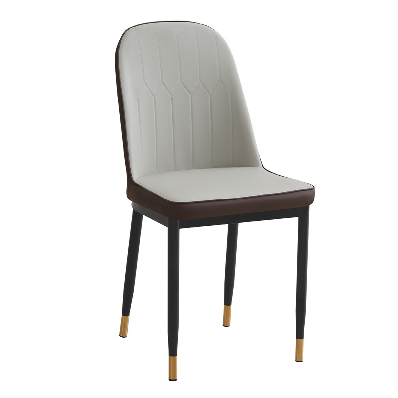 Silla de comedor de lujo ligera, taburetes domésticos, estilo nórdico simple, mesas y sillas de maquillaje en línea, restaurantes de hotel, mesas y sillas de comedor de hierro forjado
