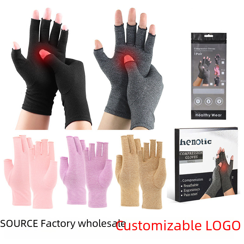  explosion pressure health training gloves men and women half finger joint care fitness sports cycling gloves_voghion.com