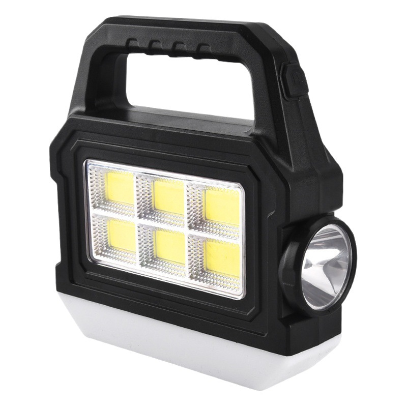 Nueva Luz Portátil de alta potencia COB linterna portátil al aire libre fuerte luz recargable Super brillante reflector de largo alcance