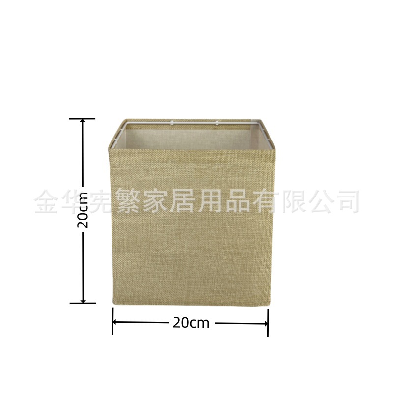 Inventario transfronterizo desmontable plegable cuadrado KD cubierta de lámpara shadow redondo tela de lino lámpara de pared lámpara de piso lámpara de chandelier