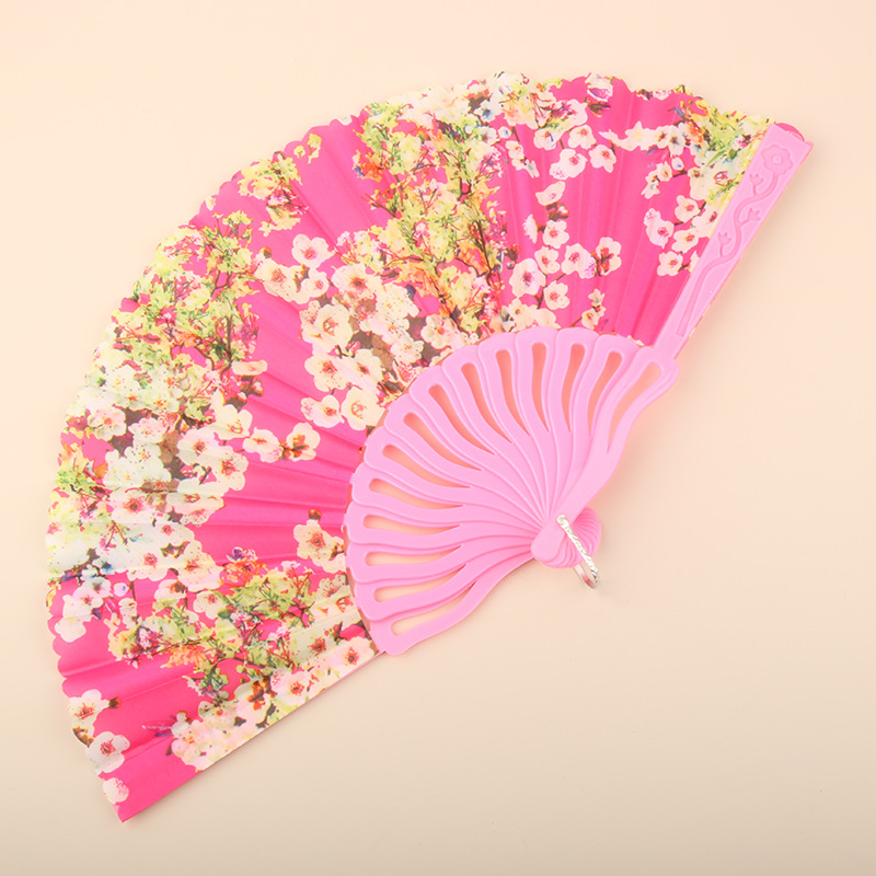 Abanico Plegable de Encaje de Plástico, Estampado, para Danza image 89