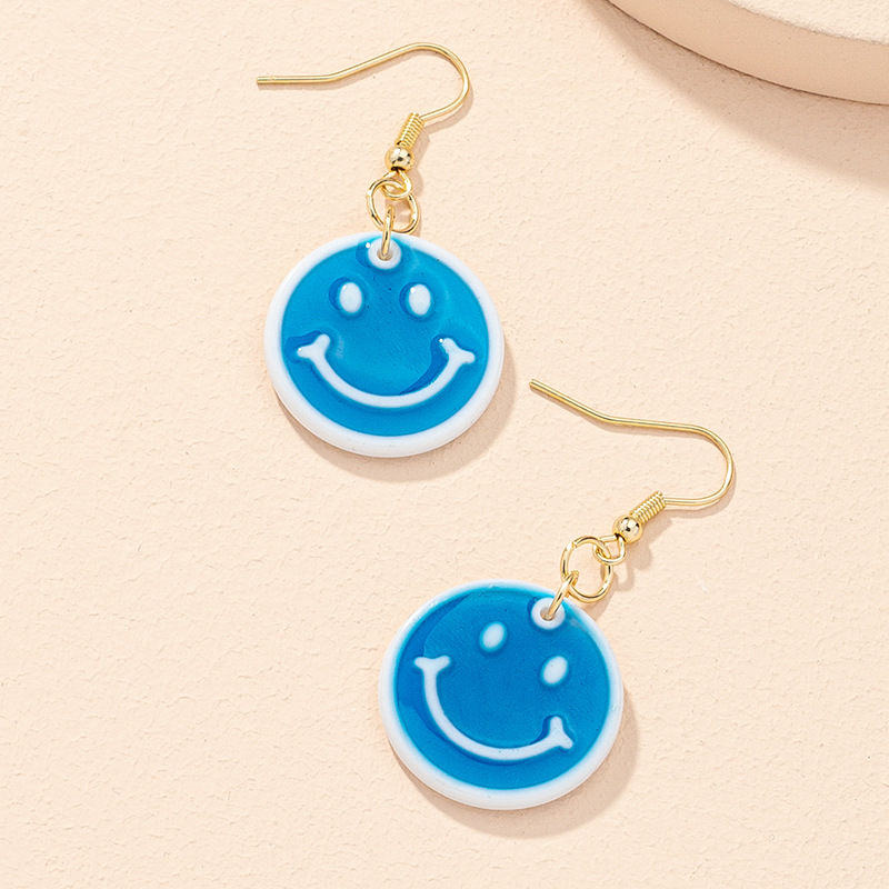 Korean Smiley Earrings Wholesale display picture 5