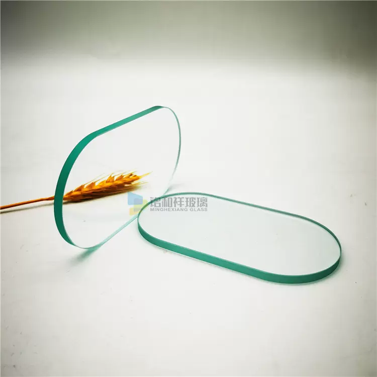 广东玻璃厂家加工5mm椭圆形钢化玻璃 灯具钢化玻璃异形加工