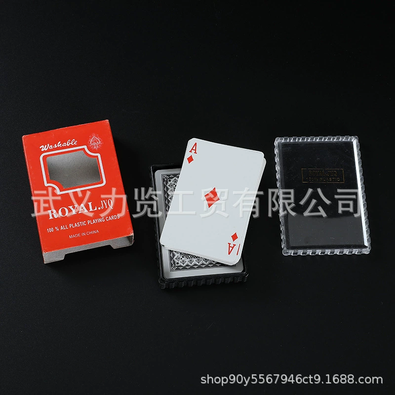 Plastic matte waterproof durable playing cards, increased thickness, washable, (Cross-border trading)