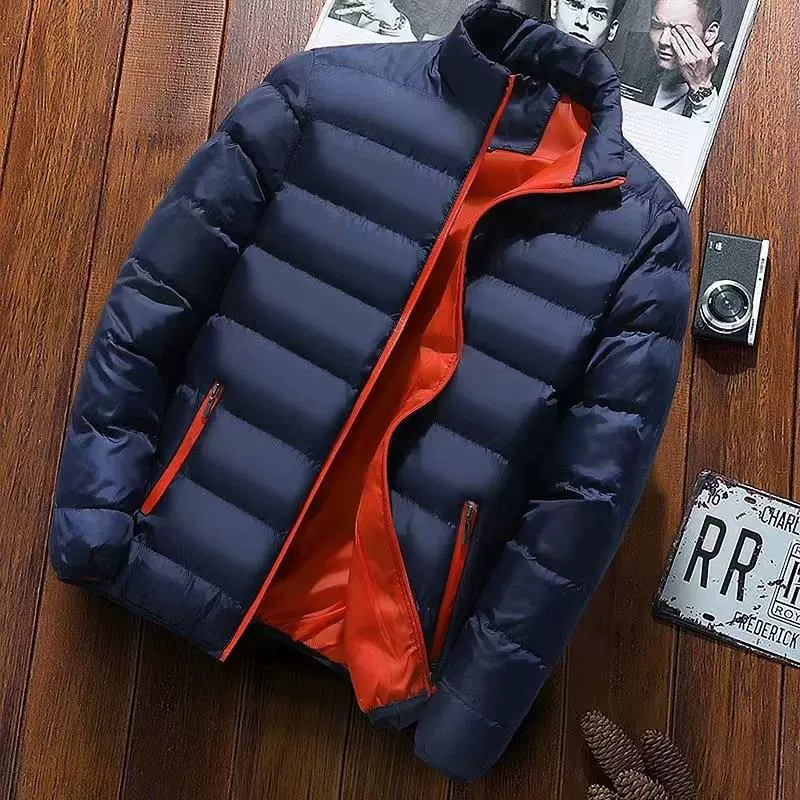 Trend short men's down jacket with down, Korean style, plus size