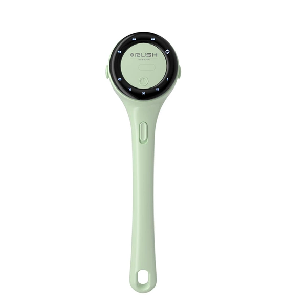 Digital display bathing and brushing mountain green