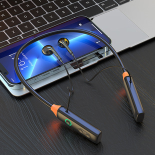 The new wireless hanging neck microphone supports listening ear reverse camera Bluetooth accompaniment sports microphone radio microphone