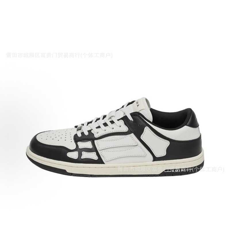 Putian AMIRI celebrity-style color-blocked bone shoes, original quality, unisex sports sneakers for cross-border trade Putian AMIRI celebrity-style color-blocked bone shoes, original quality, unisex sports sneakers for cross-border trade