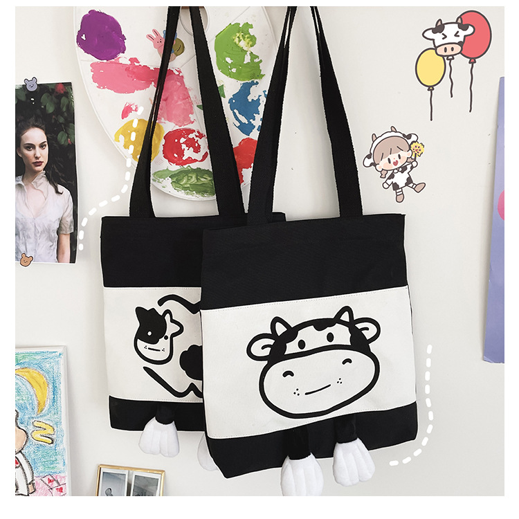 Cartoon Canvas Cute Handbag display picture 9