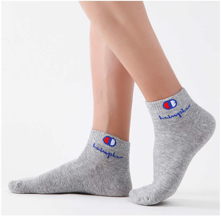 Mens Ankle Socks - Cotton Athletic Socks Breathable Black  White Classic Fashion 51020 Pairs