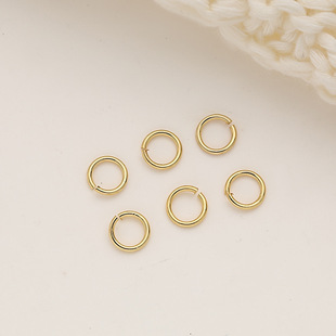 ��ɫ18K�����~Ȧƽ��Ȧ���B��ƽ��Ȧdiy����������_�ڭh����