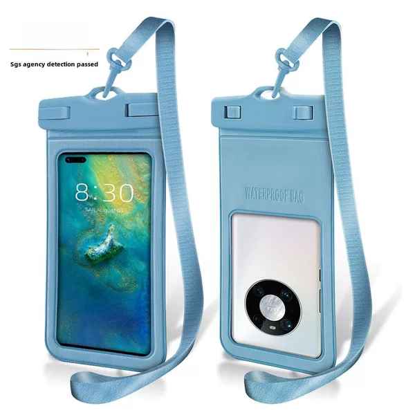 Cross-border rafting diving swimming mobile phone waterproof case protective case new large transparent wholesale mobile phone waterproof bag