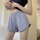 Sports Shorts Women's Waffkle Casual All-match Home A- line Pants Drawstring Outer Wear New High Waist Slim-fit Shorts