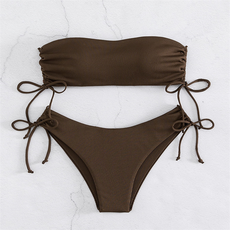 210g Weight Sexy Feel Of Sensation Low Waist Panties Waist Briefs Panties Style Bra&Panty Set Bra Category Nylon Fabric Type 2 Pieces Set Quantity Swimming Pool Occasion Solid Color Pattern Shelf Bra Bra Cup Women's Gender Women's Solid Color 2 Pieces Set Bikinis Swimwear 4