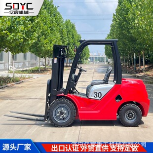 Cross-Border Diesel Forklift 2 Tons 3 Tons Side Shift Telescopic Diesel Forklift Warehouse Construction Site Diesel Forklift