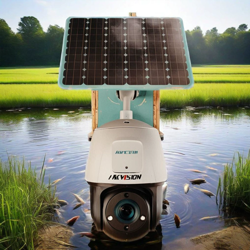 海康威视 Monitor solar-powered, CCTV camera, 4G, 360 degrees