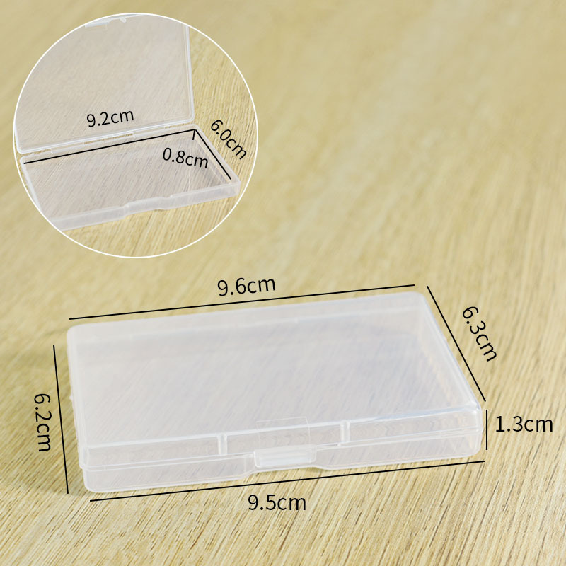 A15 small size transparent 9.6*6.3*1.3cm