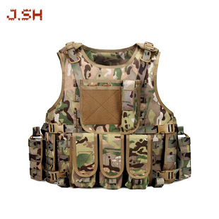 Junsheng Quick-Release Amphibious Tactical Vest Vest Equipment Outdoor Military Fan Cs Protective Men's Quick-Release Training Uniform Wholesale