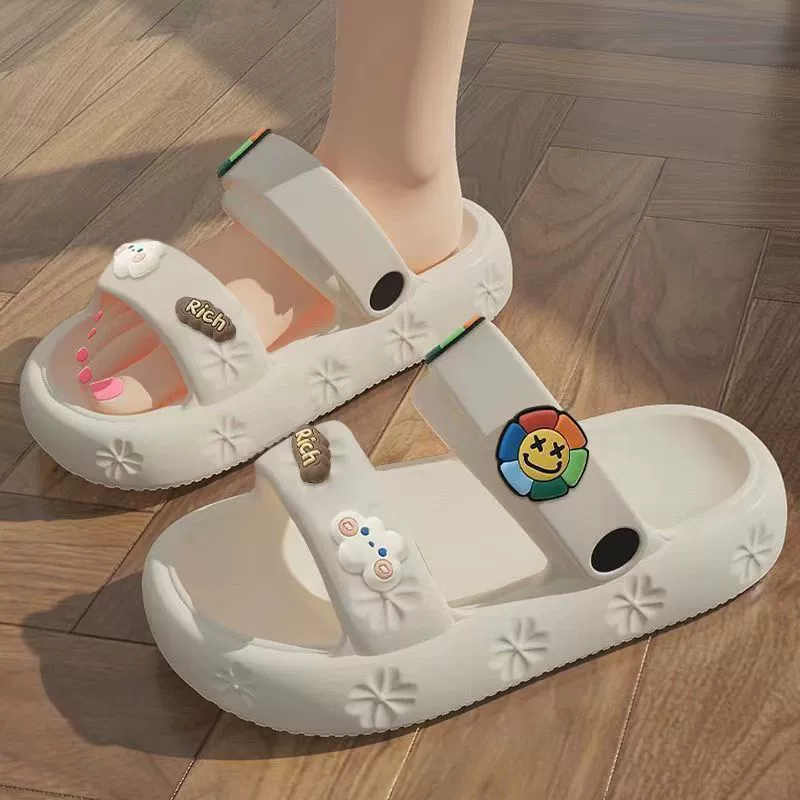 Толстая подошва, чтобы наступить на фекалии, плоские туфли