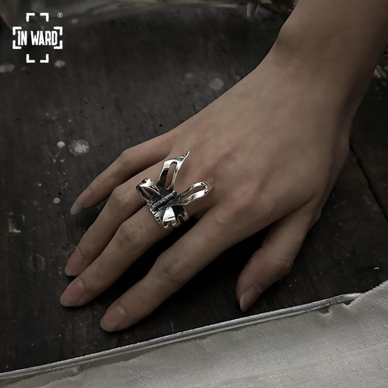 "成蝶" 小众 戒指|undefined