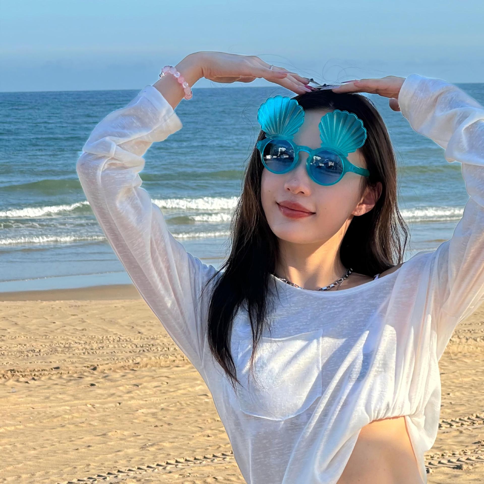 Gafas de Fiesta con Temática Hawaiana, ABS, Divertido, Decorativo, para Fiestas en la Playa y Festivales de Música