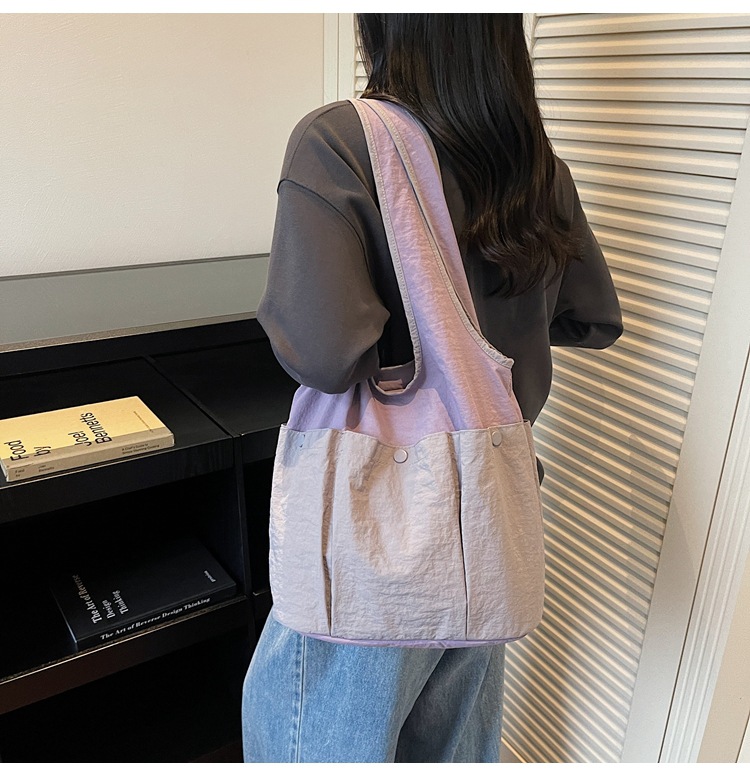 Sac à main bandoulière femme multi-poches décontracté léger_voghion.com