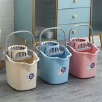 挤水带轮拖把桶水桶地拖桶家用拖布桶加厚塑料长方形拖地桶