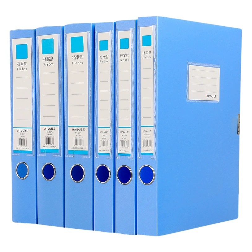 Складной ящик для файлов A4 Документ Контракт Бухгалтерский ваучер Сортировка Ящик для хранения Утолщенная пластиковая папка