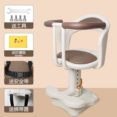Yadi Modern Rhine Children's Seat Electric Vehicle Small Stool Emma Bell Universal Battery Car Child Seat (Electric car child seat) - child-seat-cream-white-all-inclusive-model-liftable-shock-absorption
