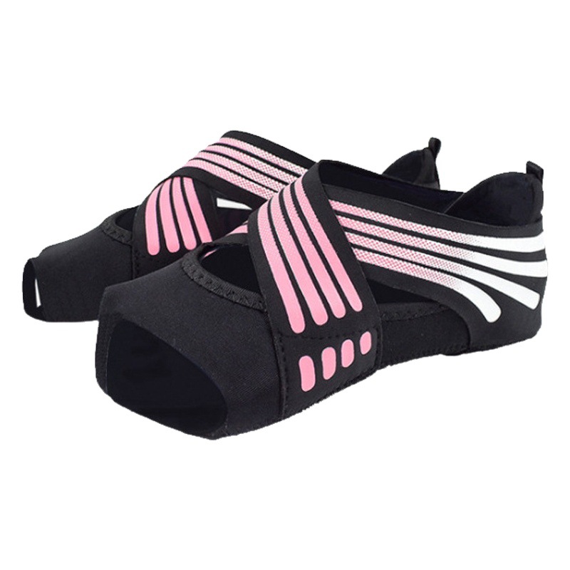 Yoga zapatos de baile antideslizante silicona pilates calcetines cinco dedo del pie suave inferior interior profesional abierto dedo del pie calcetines deportivos