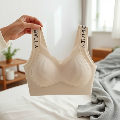 No steel ring, no trace, gathered bra can be inserted into fixed underwear, gathered full cup to prevent sagging, comfortable development period